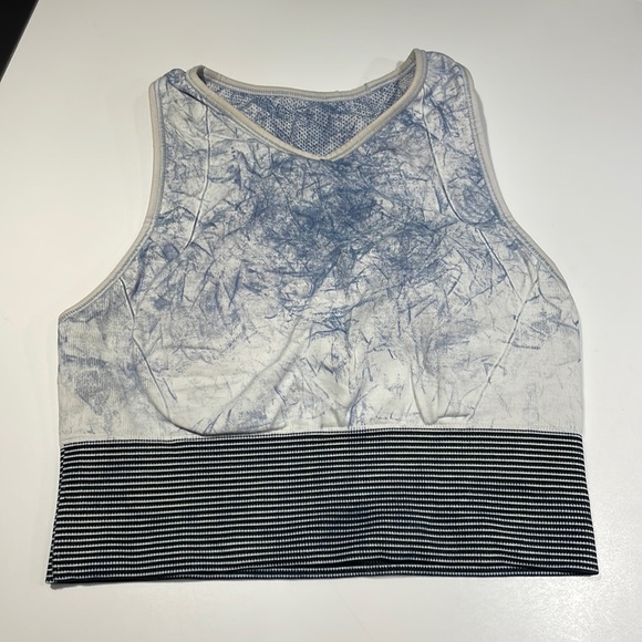 Lululemon Ebb to Train Bra - White / Black / Luna - Size 6 - Picture 4 of 6